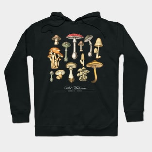 Wild Mushroom Vintage Encyclopedia Hoodie